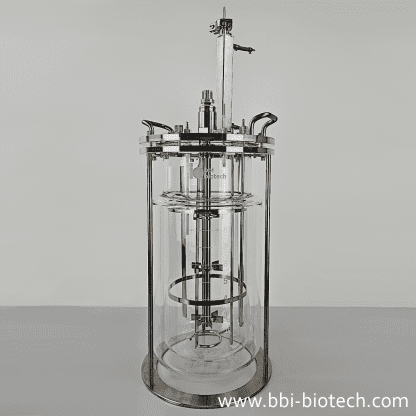 10 L double-wall vessel, complete with accessories MO without sensors