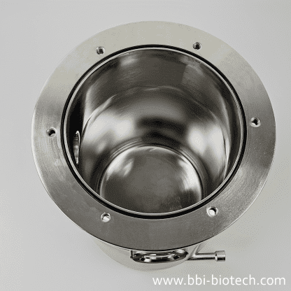 10 L jacketed stainless steel vessel - Image 3