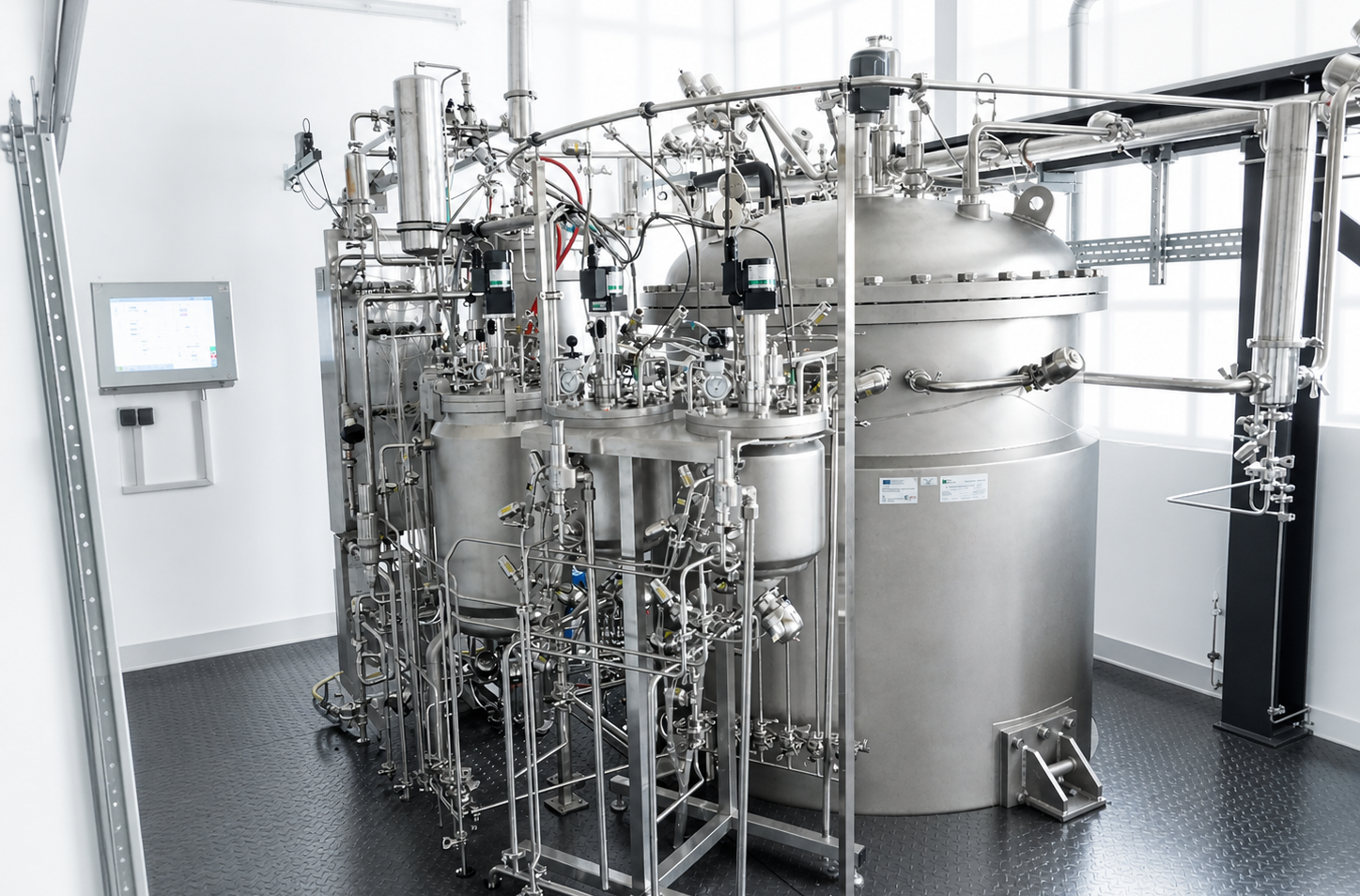 Bioreactor Image Production bioreactors and custom stainless-steel bioprocess systems ...